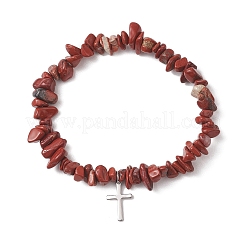 Натуральный драгоценный камень бисера браслеты стрейч браслеты&nbsp;BJEW-JB13250