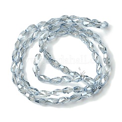 Прозрачные стеклянные бусины гальваническим пряди&nbsp;GLAA-K064-03A-PL02