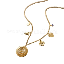 Collane con pendente multiplo a forma di moneta&nbsp;WG98C8B-01
