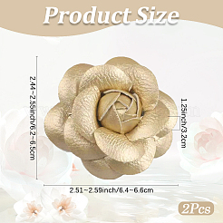 Заколки для волос из искусственной кожи аллигатора для девочек&nbsp;OHAR-WH20008-18A