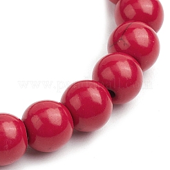 Браслеты из синтетических бирюзовых бусин для женщин и мужчин BJEW-JB11547-02