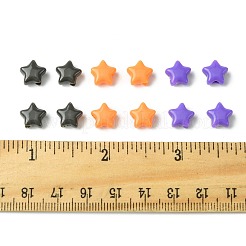 100шт 3 цвета непрозрачные акриловые бусины&nbsp;MACR-FS0002-26