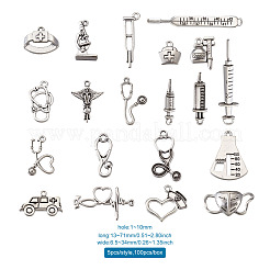 Тибетский стиль сплава цинка подвески&nbsp;TIBEP-TA0002-36AS-RS