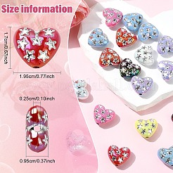 20 pièce de perles acryliques irisées plaquées UV&nbsp;OACR-YW0003-96