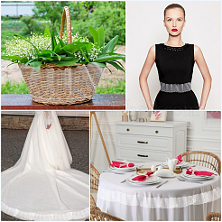 4.8~5 ярд полиэфирных лент для вышивки OCOR-GF0005-13B