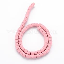 樹脂粘土ビーズ連売り  コラム  ミスティローズ  5~7x6mm  穴：1.5~2mm  約61~69個/連  15.74インチ&nbsp;CLAY-T001-C26