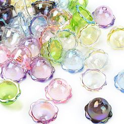 35 шт. 7-цветные акриловые колпачки для бусин с УФ-покрытием&nbsp;OACR-CJ0002-36