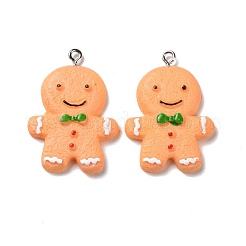 Pendentifs de noël en résine opaque&nbsp;RESI-E022-03P-01