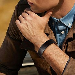 2 Stück 2 Stile verstellbare geflochtene Armbänder aus Rindsleder&nbsp;BJEW-CL0001-15
