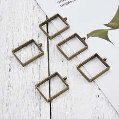 Сплав открытая задняя рамка большие подвески&nbsp;LS-PALLOY-TA0021-02AB