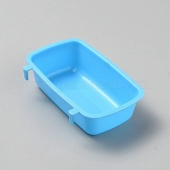 Rechteckiger Hamsterfutternapf aus ABS-Kunststoff&nbsp;AJEW-WH20098-092C