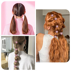20 Stück Haaraccessoire aus Polyester und Strassen für Mädchen&nbsp;OHAR-TA0001-17