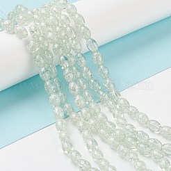 Прозрачные треск стекла бисер нитей DGLA-S085-6x8-01