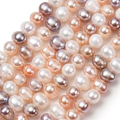 Fili di perle di perle d'acqua dolce coltivate naturali&nbsp;PA-CBABE82-14