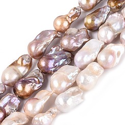 Perle baroque naturelle perles de perles de keshi&nbsp;PEAR-S019-05D-03