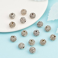 Бусины со стразами из смолы RB-A025-10mm-A37