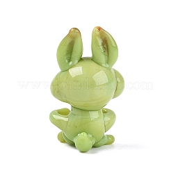Handgefertigte Bunte Malerei-Kaninchenfigur als Dekoration&nbsp;LAMP-N034-27D