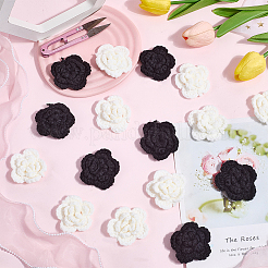 32 шт. 2 цвета полиэстер ручной работы вязаные украшения аксессуары&nbsp;DIY-CY0002-09