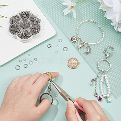 1255 шт. 7 открытых соединительных кольца из нержавеющей стали 304 DIY-AR0003-69