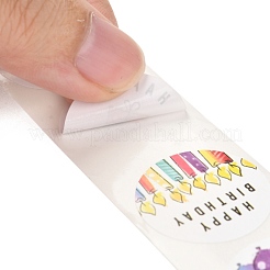 Самоклеющиеся наклейки с тематическим узором на день рождения DIY-E023-08E