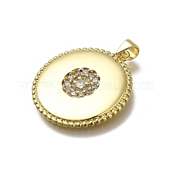 Латунные микро проложить кубического циркония подвески KK-C090-14G
