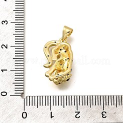 Стойки обшивки латунь микро проложить Циркон подвеску KK-L226-052G-01