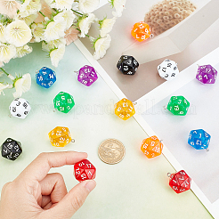 16шт 8 стиля прозрачные акриловые подвески&nbsp;MACR-SC0002-12