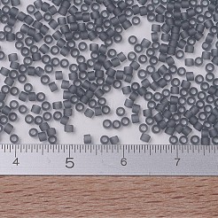 MIYUKIデリカビーズ  シリンダー  日本製シードビーズ  11/0  （db0749)マット透明グレー  1.3x1.6mm  穴：0.8mm  約2000PCS /ボトル  10 G /ボトル&nbsp;SEED-JP0008-DB0749