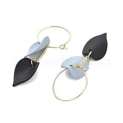 Серьги сплава обручем&nbsp;LS-EJEW-K280-03