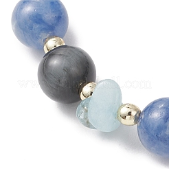 Женские браслеты из натуральных бусин кианита&nbsp;BJEW-JB13184