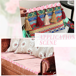 2 шт. 2-х цветные полиэстеровые бусины-пайетки OCOR-CY0002-36