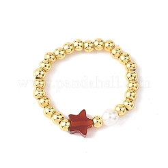 Драгоценный камень кольца палец&nbsp;RJEW-JR00959