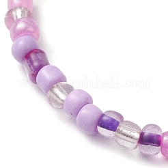 7шт стеклянные бусины стрейч-браслеты&nbsp;BJEW-JB11219