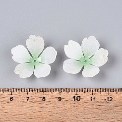 Capuchons de perles acryliques en forme de fleur&nbsp;SACR-T017-51D