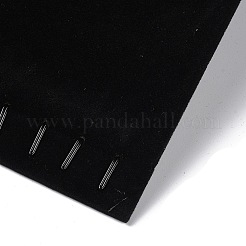 Деревянные покрытые бархатом стенды для ожерелья с наклонной спинкой NDIS-Q027-03A