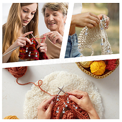 Куб своими руками с наборами инструментов для вязания номер 0~9 HJEW-NB00198