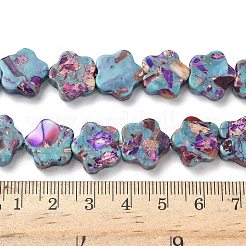 Окрашенные синтетические нити из имперской яшмы G-D337-14mm-B02