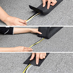 Липучка из нейлона и полиэстера OCOR-WH20050-020B