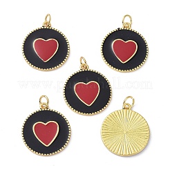 Латунь эмаль подвески&nbsp;X-KK-C223-19G-01