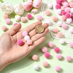 120шт. 4-х цветный полиэстеровый помпоновый шарик&nbsp;FIND-SC0019-66B