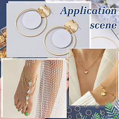 800 шт. 4 стиля соединительных колец из нержавеющей стали 304 STAS-ME0002-12