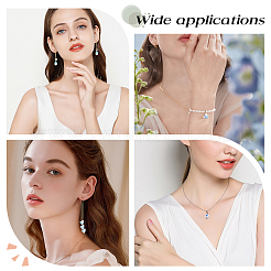 60 шт. 6 стиля стеклянных подвесок GLAA-GO0001-24