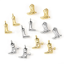 12 Stk. 6 Stile Messing Micro Pave Zirkonia Anhänger&nbsp;KK-TA0003-49
