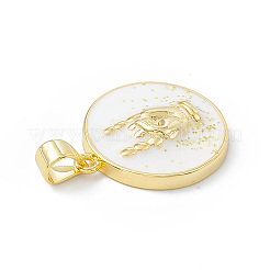 Подвески из латуни с эмалью в стойку&nbsp;KK-B065-03G-03