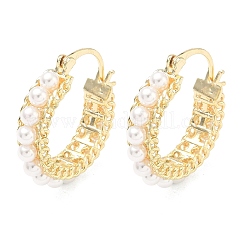 Латунные серьги обруча&nbsp;EJEW-C181-10G