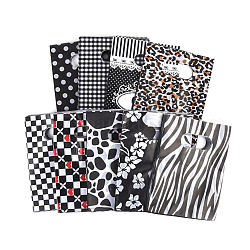 Печатных пластиковые мешки, прямоугольные, чёрные, 45x35 см