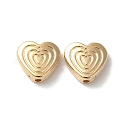 Ccb perline di plastica, cuore, oro, 9x9.5x3.5mm, Foro: 1.4 mm