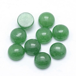 Cabochons en jade naturel, demi-rond, 6x3~3.5mm