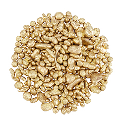 Benecreat Messingperlen, ungebohrt / keine Lochperlen, Nuggets, golden, 1~5 mm