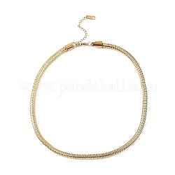 304 runde Schlangenkette aus Edelstahl, zur Herstellung von Perlenketten, golden, 15.67 Zoll (39.8 cm)